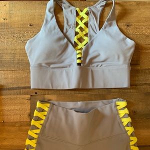 Fabletics Leggings and Matching Sports Bra